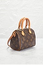 view 4 of 10 Louis Vuitton Monogram Nano Speedy Handbag in Brown