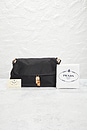 view 10 of 10 Prada Tessuto Flap Shoulder Bag in Black