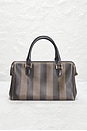 view 3 of 10 Fendi Pequin Boston Bag in Beige