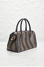 view 4 of 10 Fendi Pequin Boston Bag in Beige
