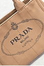 view 5 of 10 Prada Canapa Mini Tote Bag in Beige