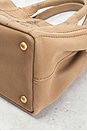 view 8 of 10 Prada Canapa Mini Tote Bag in Beige