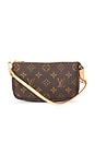 view 1 of 8 Louis Vuitton Monogram Mini Pochette Accessoires Shoulder Bag in Brown