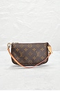 view 2 of 8 Louis Vuitton Monogram Mini Pochette Accessoires Shoulder Bag in Brown