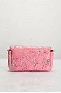 view 3 of 8 Fendi Embroidered Lace Baguette Shoulder Bag in Pink