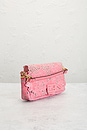view 4 of 8 Fendi Embroidered Lace Baguette Shoulder Bag in Pink