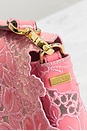 view 6 of 8 Fendi Embroidered Lace Baguette Shoulder Bag in Pink