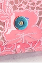 view 7 of 8 Fendi Embroidered Lace Baguette Shoulder Bag in Pink