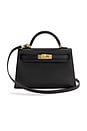 view 1 of 8 Hermes Epsom Kelly 20 Handbag in Noir