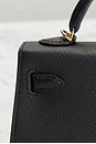 view 7 of 8 Hermes Epsom Kelly 20 Handbag in Noir