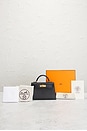 view 8 of 8 Hermes Epsom Kelly 20 Handbag in Noir