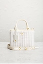 view 2 of 9 Prada Wicker Basket Bag in White
