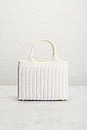 view 3 of 9 Prada Wicker Basket Bag in White