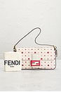 view 9 of 9 Fendi Chinese Valentine's Day Karligraphy Baguette 1997 Shoulder Bag in White