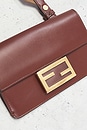 view 5 of 10 Fendi Selleria Baguette Shoulder Bag in Brown