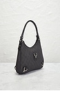 view 4 of 10 Gucci Denim Abbey Shoulder Bag in Black
