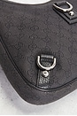 view 8 of 10 Gucci Denim Abbey Shoulder Bag in Black