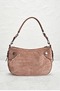 view 3 of 10 Prada Vintage Suede Shoulder Bag in Pink