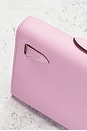view 8 of 9 Hermes Swift Kelly Cut Pochette in Mauve Sylvestre
