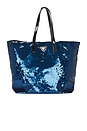 view 1 of 9 Prada Sequin Tote Bag in Blue