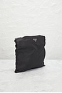 view 4 of 9 Prada Tessuto Flat Messenger Bag in Black