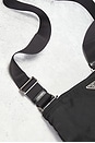 view 8 of 9 Prada Tessuto Flat Messenger Bag in Black