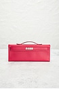 view 2 of 9 Hermes Epsom Kelly Cut Pochette in Rouge Casague