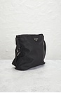 view 4 of 10 Prada Tessuto Flat Messenger Bag in Black