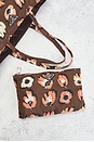 view 7 of 10 Prada Floral Tessuto Stampato Tote Bag in Cacao