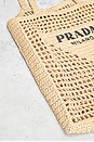 view 8 of 9 Prada Raffia Tote Bag in Beige