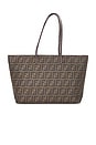 view 1 of 10 Fendi Zucca Roll Tote Bag in Brown
