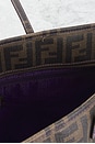 view 7 of 10 Fendi Zucca Roll Tote Bag in Brown