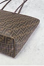 view 9 of 10 Fendi Zucca Roll Tote Bag in Brown