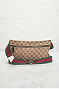 view 3 of 10 Gucci Double Pocket Belt Bag in Beige