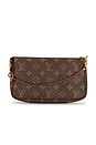 view 1 of 8 Louis Vuitton Monogram Pochette Accessoires Shoulder Bag in Brown