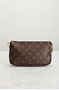 view 3 of 8 Louis Vuitton Monogram Pochette Accessoires Shoulder Bag in Brown