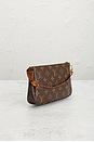 view 4 of 8 Louis Vuitton Monogram Pochette Accessoires Shoulder Bag in Brown