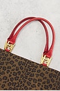 view 8 of 9 Fendi Leopard Shopping Tote Bag in Brown