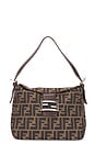 view 1 of 9 Fendi Zucca Mama Forever Baguette Shoulder Bag in Brown