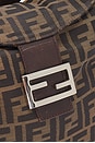view 5 of 9 Fendi Zucca Mama Forever Baguette Shoulder Bag in Brown