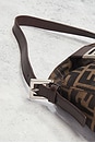 view 8 of 9 Fendi Zucca Mama Forever Baguette Shoulder Bag in Brown