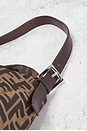 view 9 of 9 Fendi Zucca Mama Forever Baguette Shoulder Bag in Brown