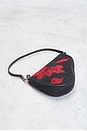 view 4 of 10 Dior Satin Embroidered Limited Edition Mini Saddle Bag in Black