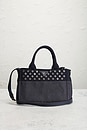 view 2 of 8 Prada Studded Denim Canapa Tote Bag in Blue