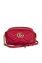 view 1 of 8 Gucci Mini GG Marmont Shoulder Bag in Hibiscus Red