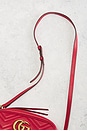 view 8 of 8 Gucci Mini GG Marmont Shoulder Bag in Hibiscus Red