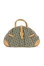 view 1 of 10 Dior Vintage Diorissimo Double Saddle Bowler Bag in Beige
