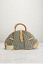 view 10 of 10 Dior Vintage Diorissimo Double Saddle Bowler Bag in Beige
