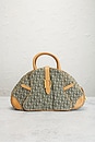 view 2 of 10 Dior Vintage Diorissimo Double Saddle Bowler Bag in Beige