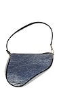 view 1 of 7 Dior Denim Saddle Bag in Grey